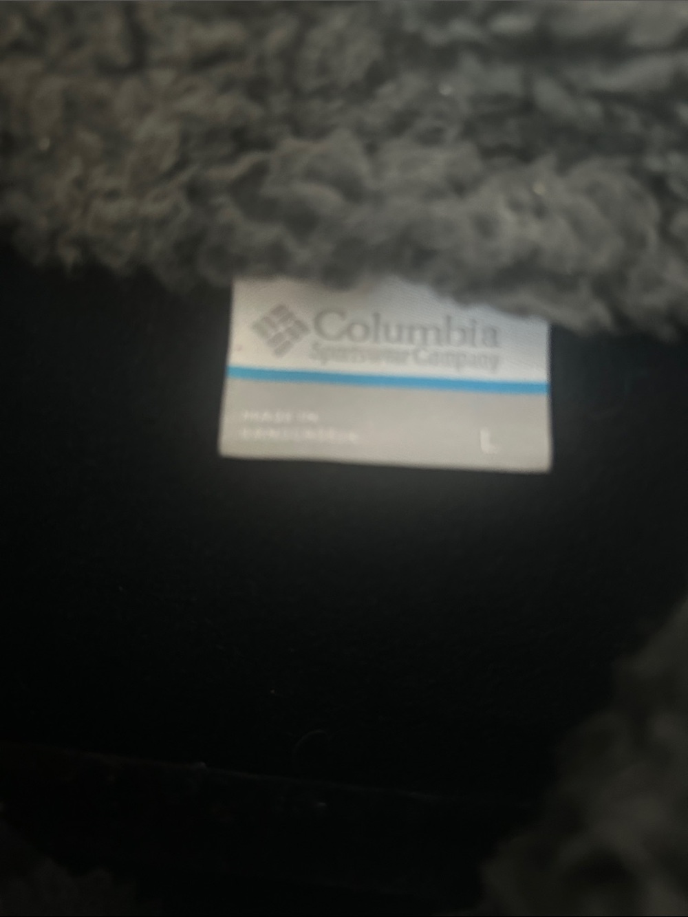 Columbia Men’s Black & Gray Sherpa Quarter-Zip Performance Jacket - Picture 3 of 6